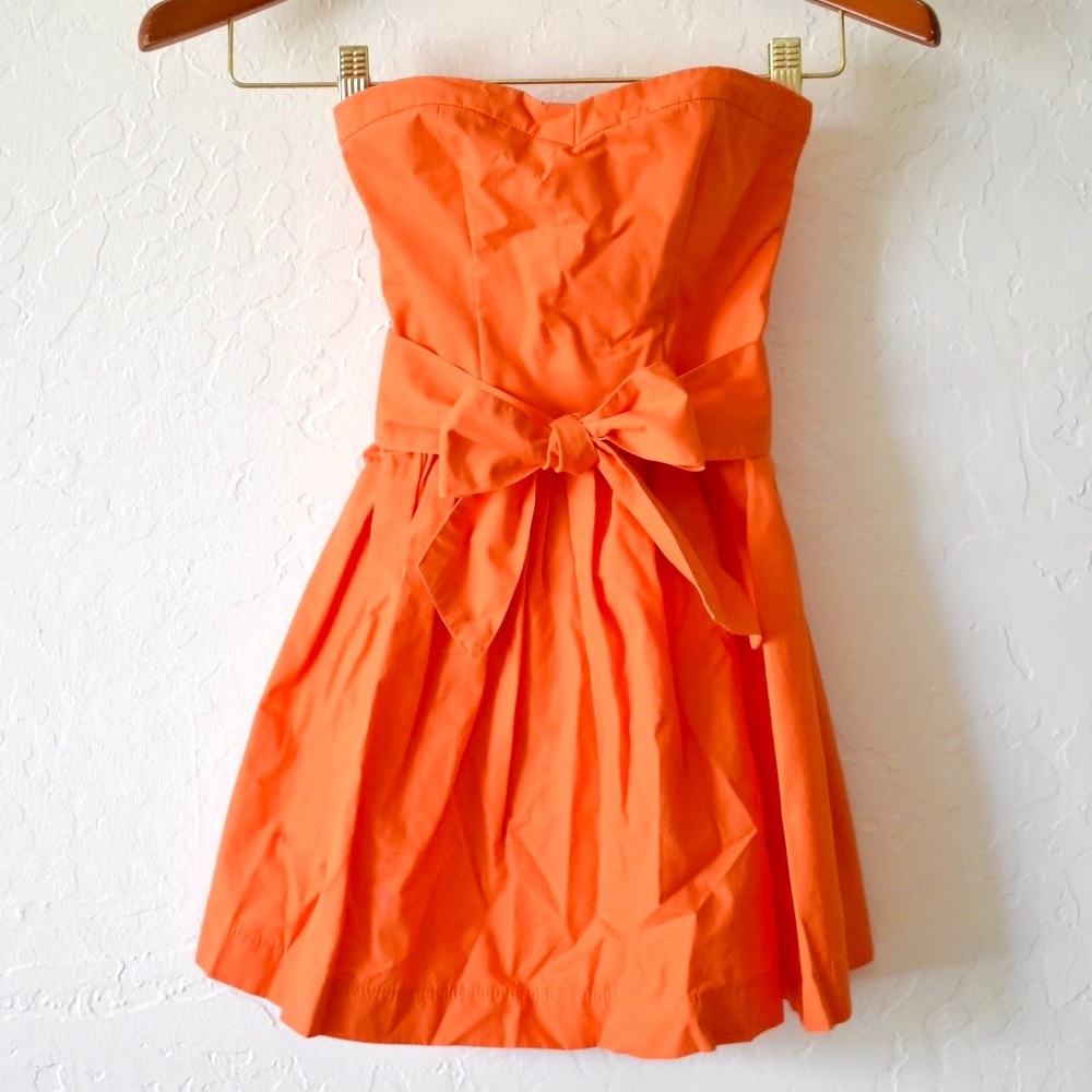 Abercrombie Girl’s Orange Sleeveless Dress